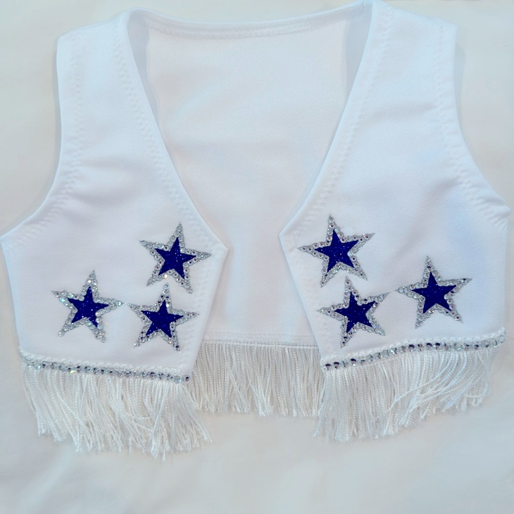 Dallas Cowboys Cheerleader Vest Size 3T